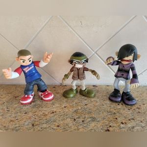 Rob Dyrdek's Wild Grinders Set of 3 Action Figures